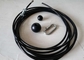 corda de fio revestida de nylon do diâmetro exterior de 6mm, cabo do aço do Gym dos clubes de aptidão