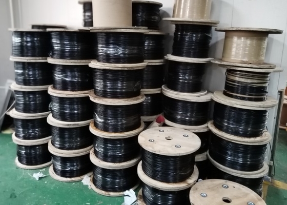 Corda de fio de ginástica preta durável e eficaz para treinamento de força 5MM / 6MM / 6.5MM