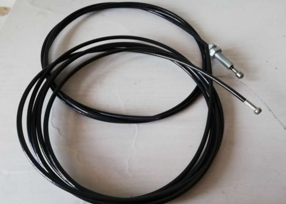 Peças RÁPIDAS do equipamento do Gym, corda de fio plástica preta para o equipamento do Gym