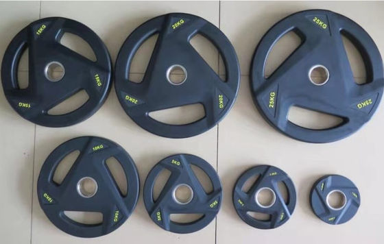 Tudo Para Clubes Comerciais Placas de Peso para Halteres Versões Revestidas de Borracha de Baixo Ruído Peso Unitário 2,5 lb a 20 kg Equipamento de Ginástica Durável
