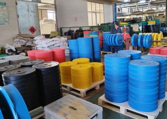 Placas redondas de peso de barra para treinamento de força e resistência