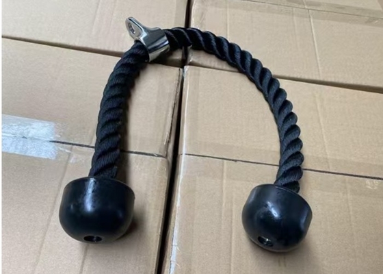Corda do tríceps do ginásio feita com corda de nylon para ginásios comerciais