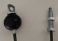 Corda de fio preta do Gym diâmetro exterior de 1/4 de polegada para o conjunto do equipamento do Gym