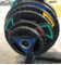 O peso disponível do Barbell do logotipo chapeia 1.25-20 quilogramas de cor do peso opcional