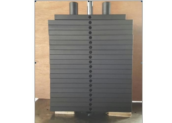 Placas de peso para equipamentos de ginástica com superfície lisa, fáceis de usar e formato retangular para manuseio antiderrapante