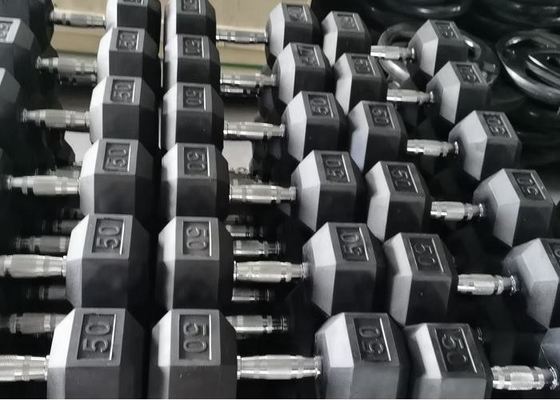 De borracha da casa encerrados encantam o bloco 10LB do peso 2 deslizam não pesos ergonômicos da mão para o músculo