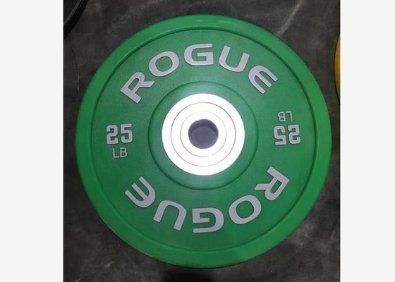 O peso de borracha preto do Barbell do plutônio chapeia/levantamento de peso chapeia 2,5 - 25kgs